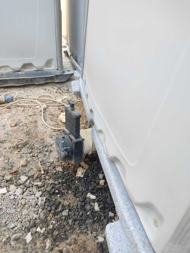 Glacier Sewage Connected Model Portable Plastic Chemical Toilet