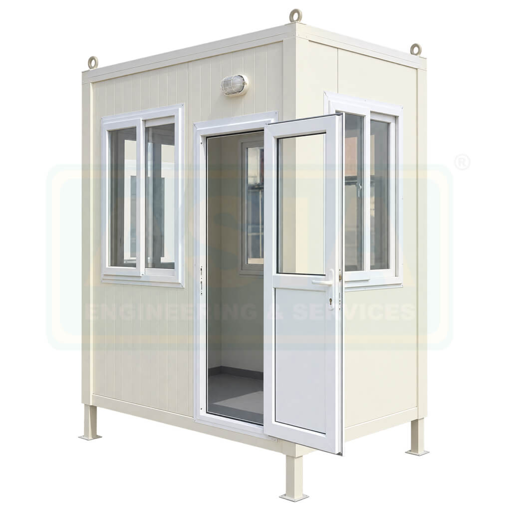 Double Double Fabricated Portable Security Cabin