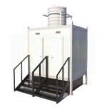 Portable Double Double Fabricated Toilet