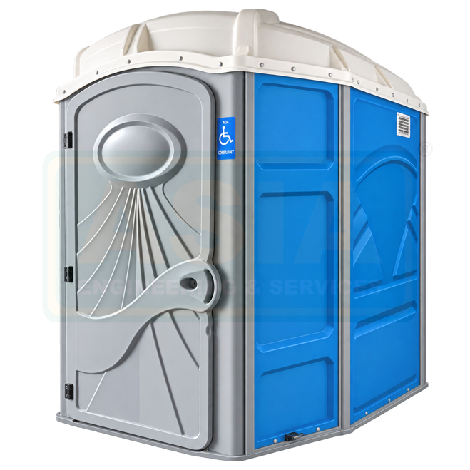 Glacier Handicap Model Portable Plastic Chemical Toilet