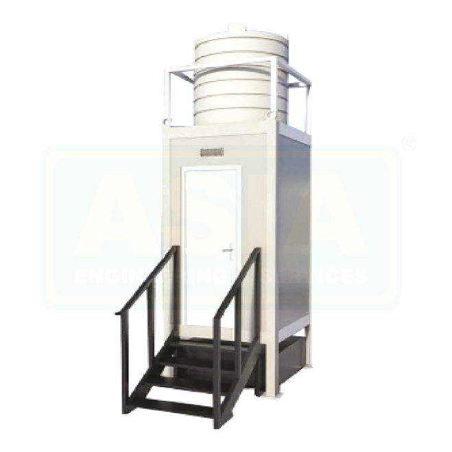 Portable Single Fabricated Toilet