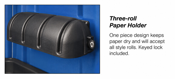 three roll paper holder